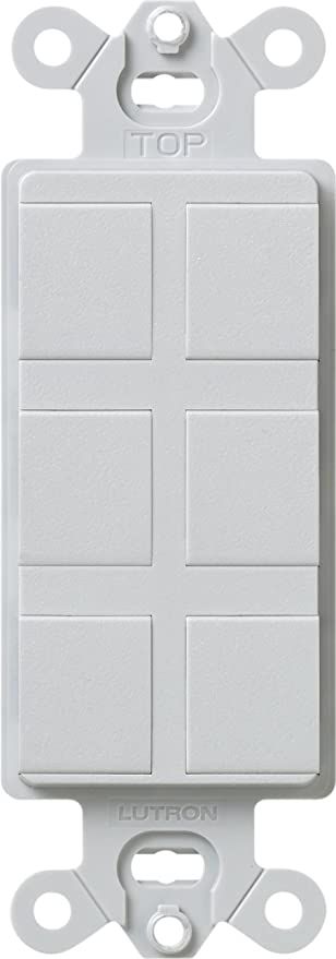 6-PORT FRAME W/BLANKS - **SPECIFY COLOUR**