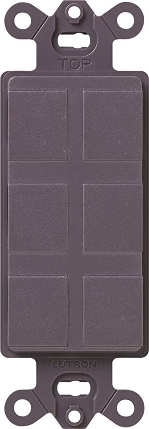 6-PORT FRAME W/BLANKS - **SPECIFY COLOUR**