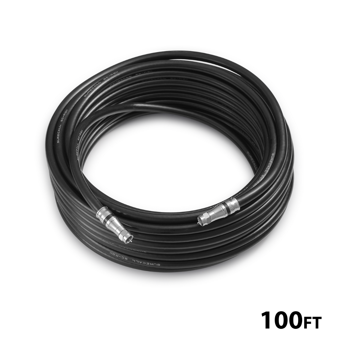 RG11 100\' with F Connectors