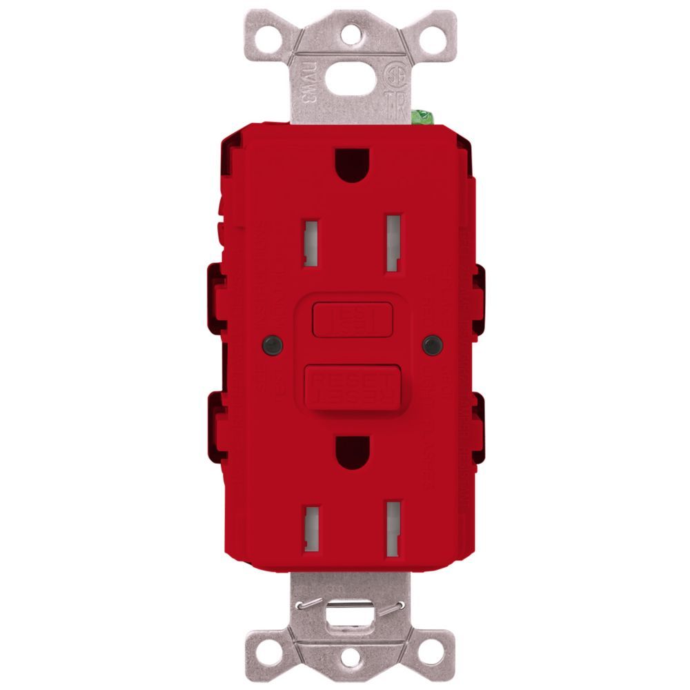15A GFCI SELF TESTING RECEPTACLE - **SPECIFY COLOUR**