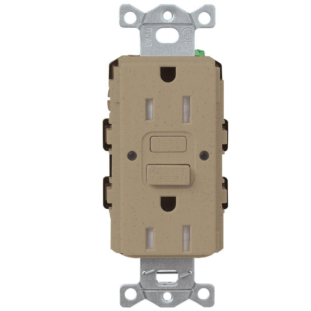 15A GFCI SELF TESTING RECEPTACLE - **SPECIFY COLOUR**