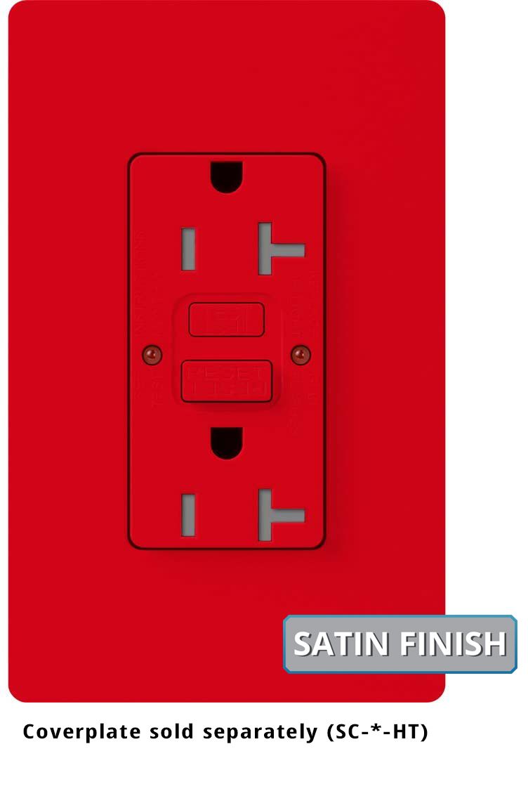 20A GFCI SELF TESTING RECEPTACLE - **SPECIFY COLOUR**