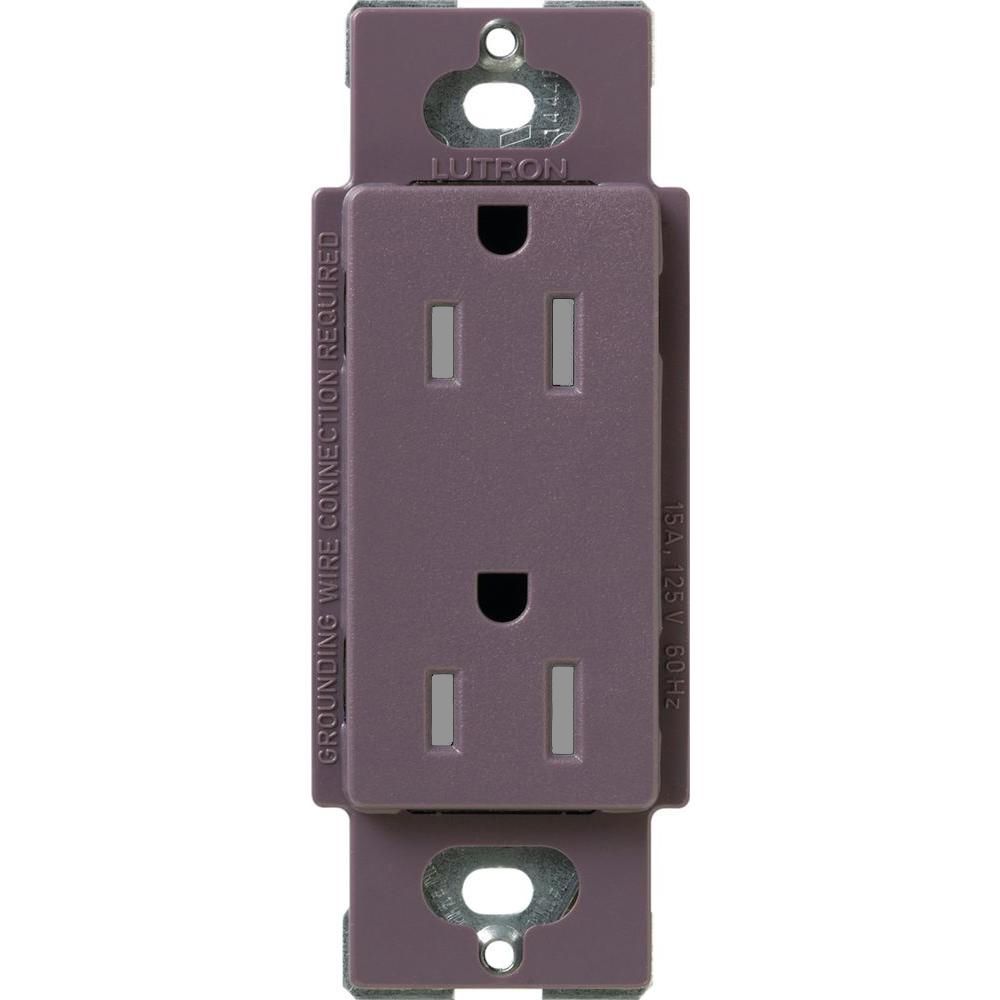 15A TAMPER RESISTANT RECEPTACLE - **SPECIFY COLOUR**