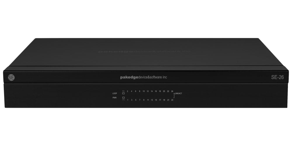 Pakedge® 26 Port Unmanaged Switch with 2 Fiber