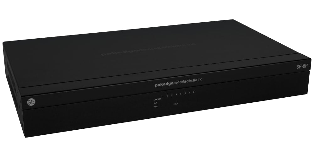 Pakedge® 8 Port Unmanaged Switch with 8 PoE or Up to 4 PoE+