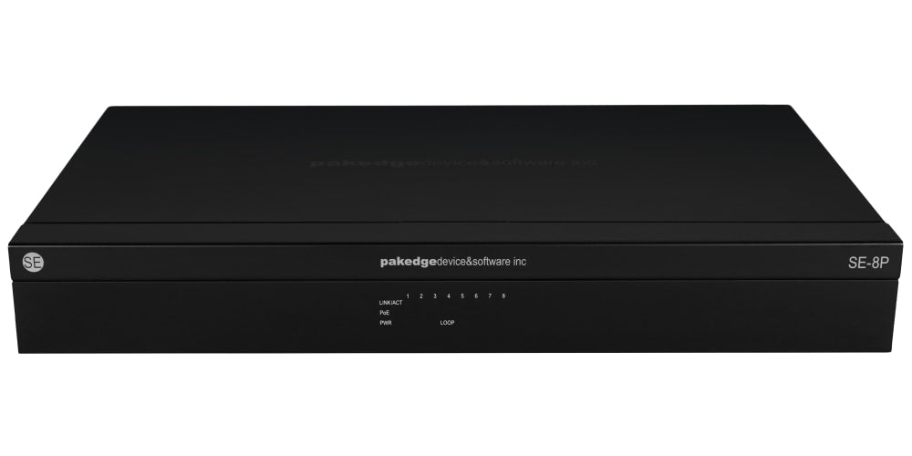 Pakedge® 8 Port Unmanaged Switch with 8 PoE or Up to 4 PoE+