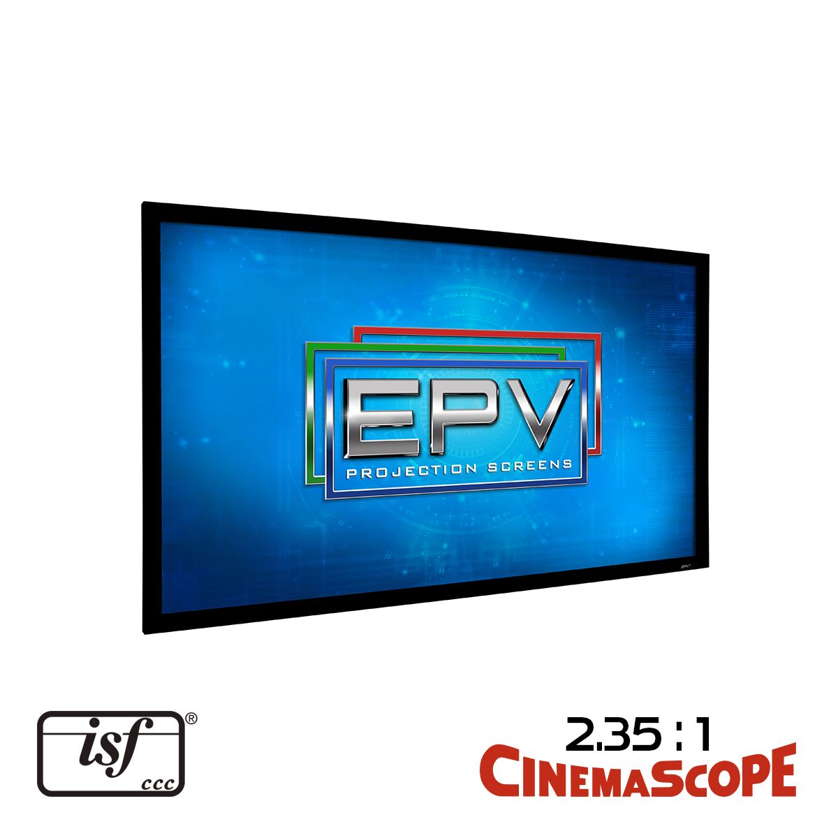 Fixed Frame Screen, ISF, Thick Bezel 2.4in - 138in (2.35-1)