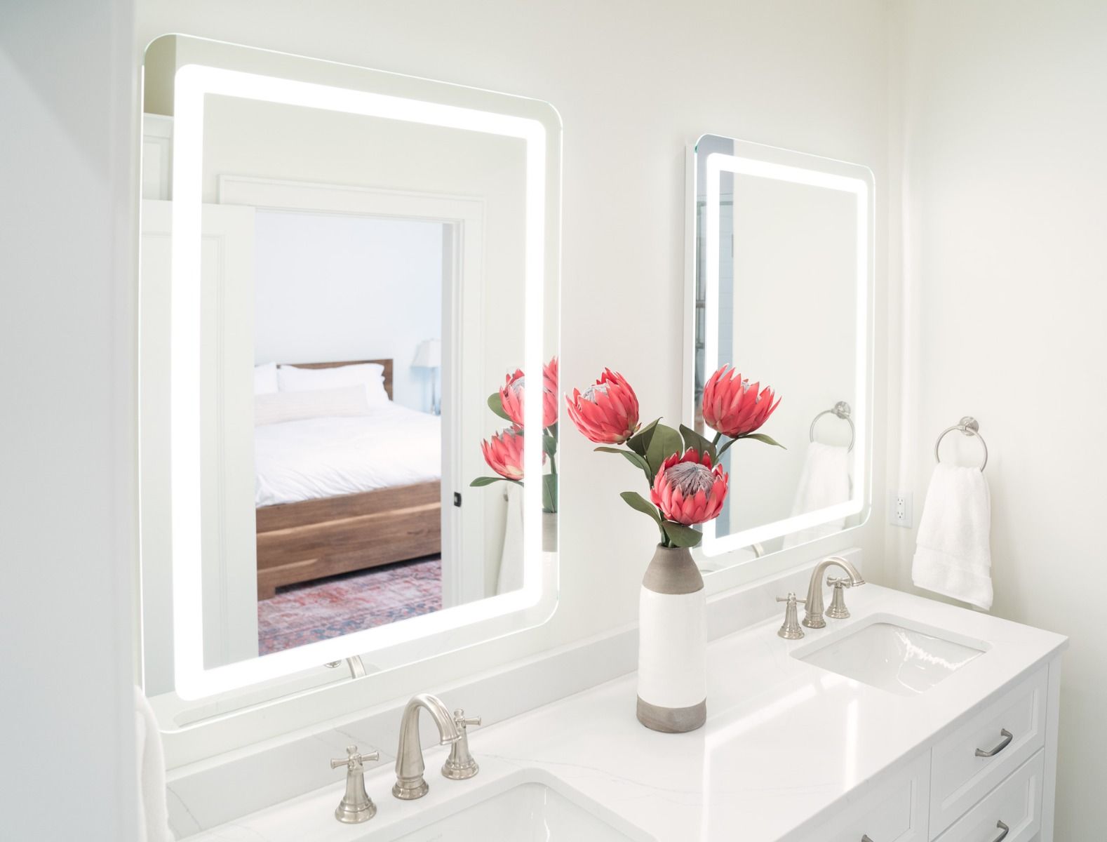 Vanity Mirrors with LED Lights build in - Contact Us