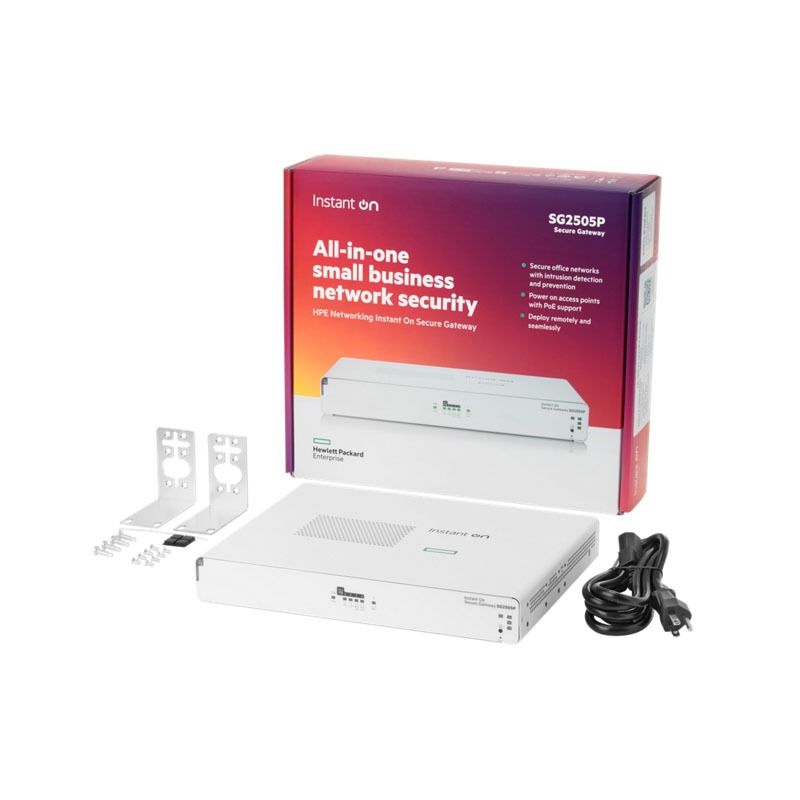 HPE Networking Instant On Secure Gateway 5P 2.5G 64W SG2505P