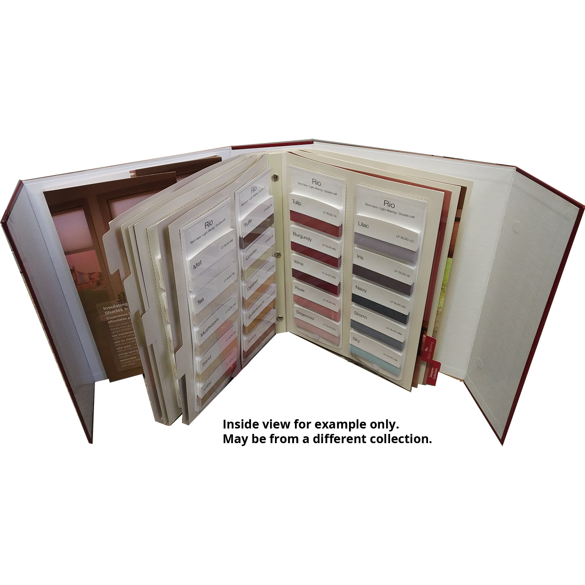 LUTRON ROLLER SHADES SAMPLE BINDER