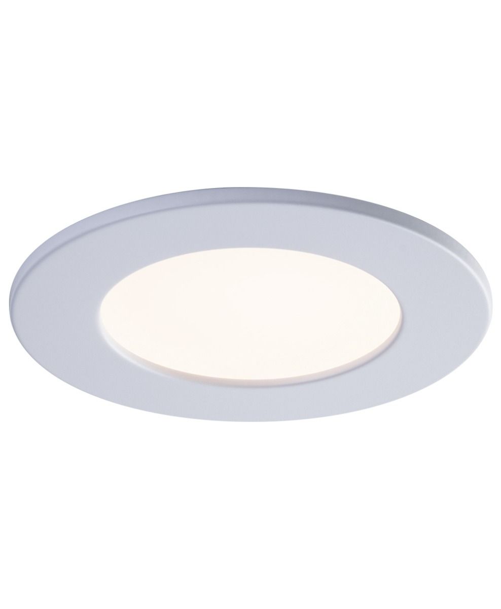 4in SLIMLED Dimable Fixture 27k-50k, Blk & Wht Trim included