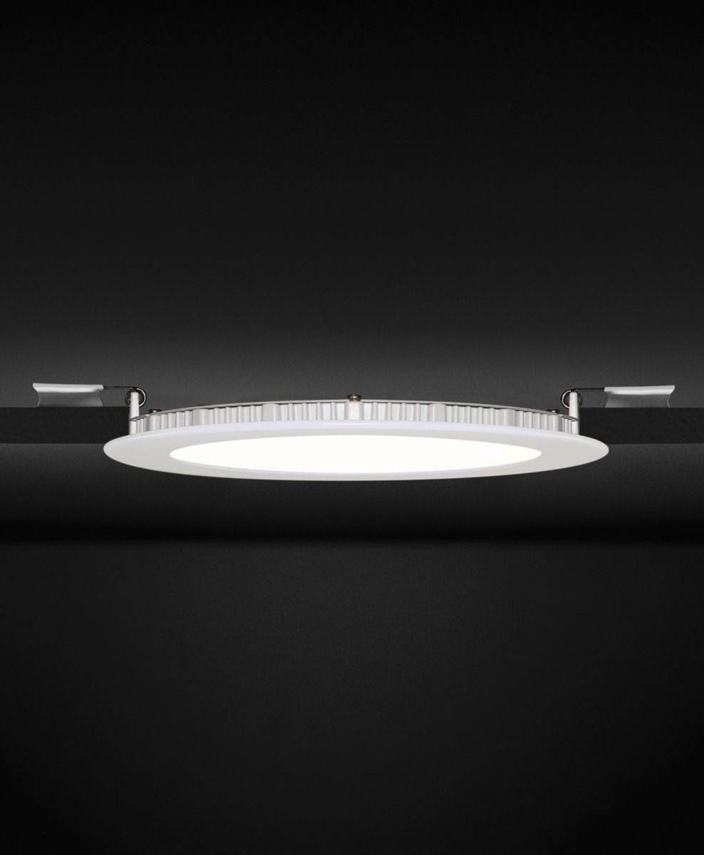 4 in SLIM LED ROUND,9W,Dim To Warm,White