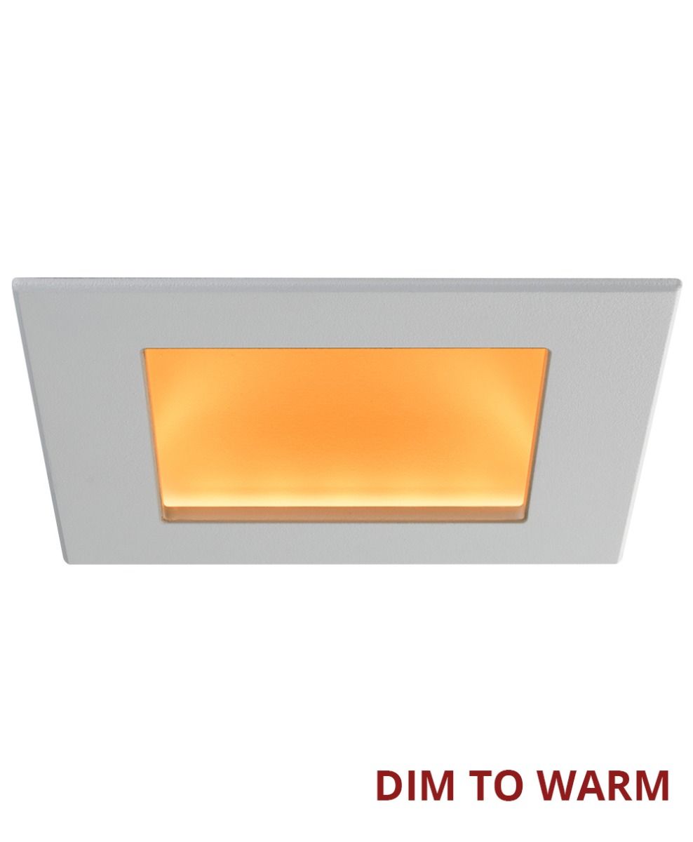 4 in SLIM INDIRECT Square Dim To Warm White
