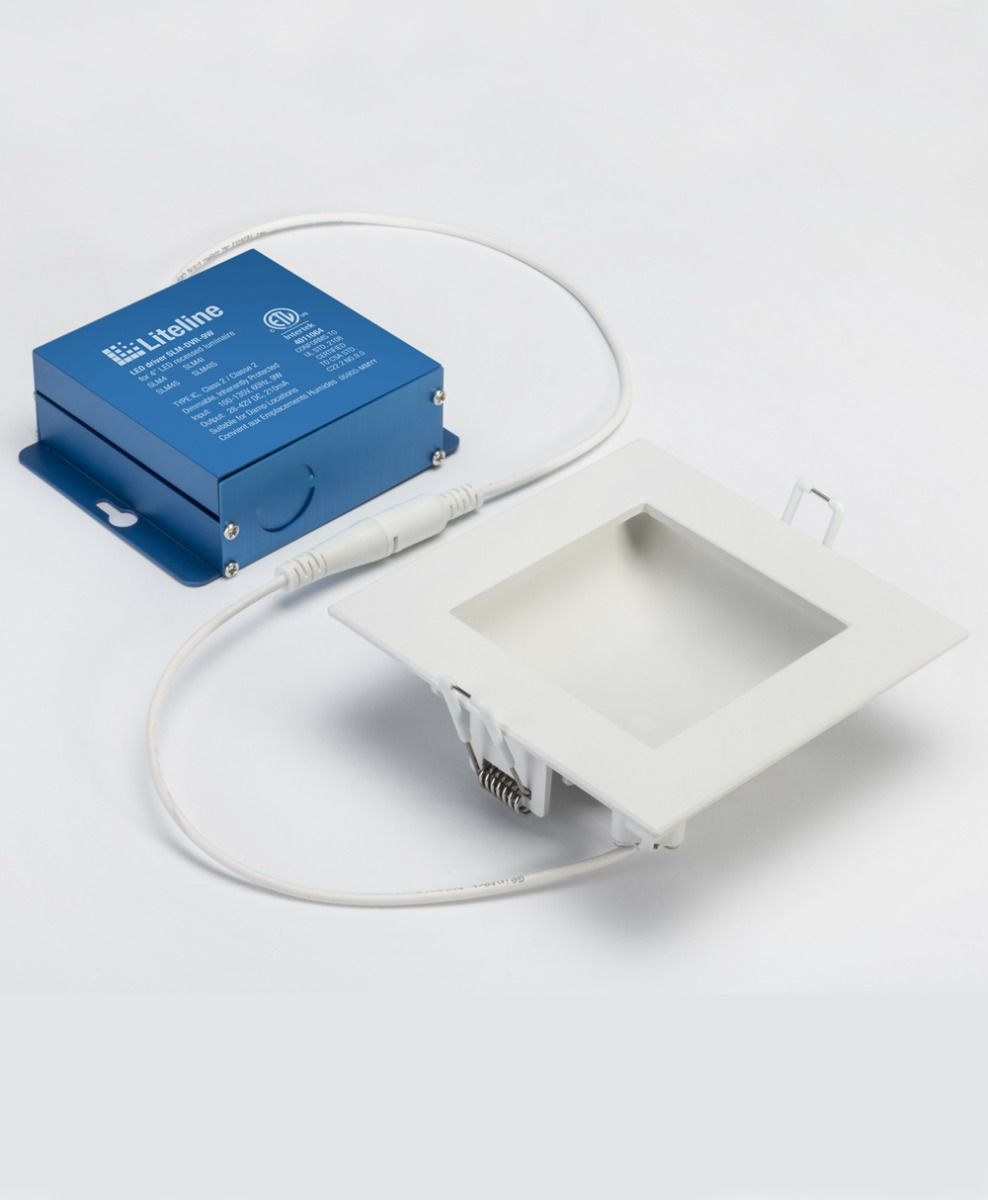 4 in SLIM INDIRECT Square Dim To Warm White