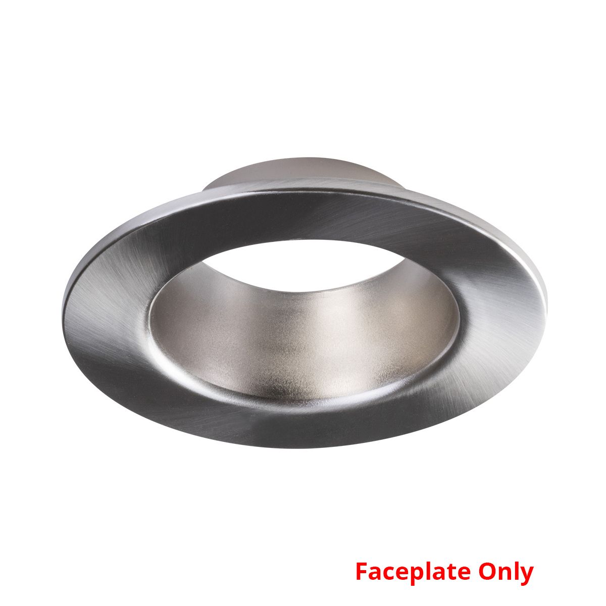 Faceplate for 6in SLMB6-16W, Baffled Round, Brushed Nickel