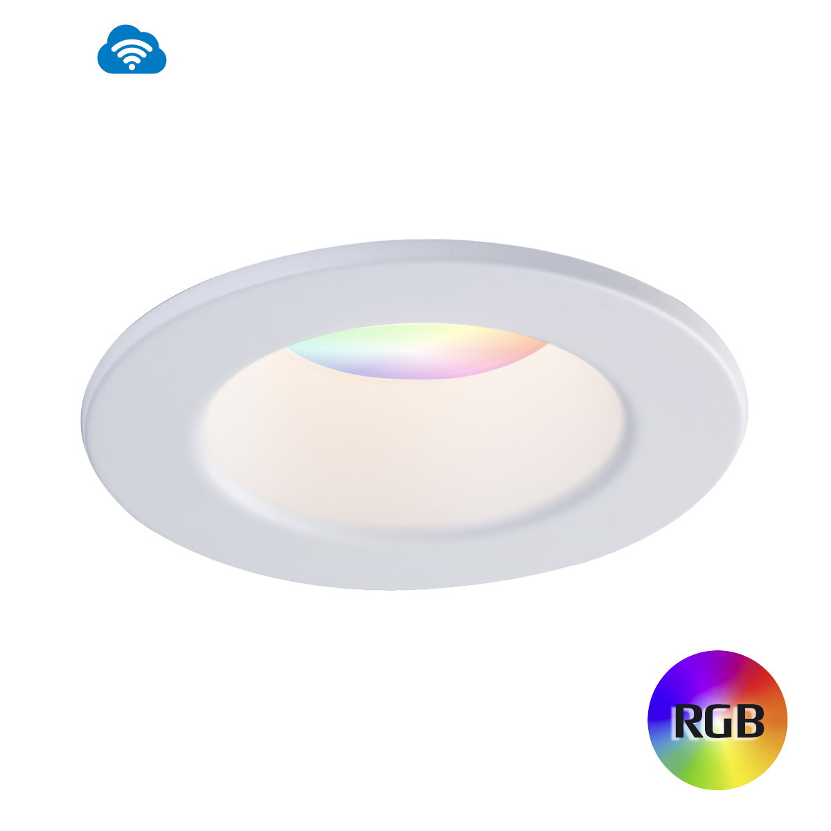4in SKYE OnCloud, RGBTW LED, White Trim