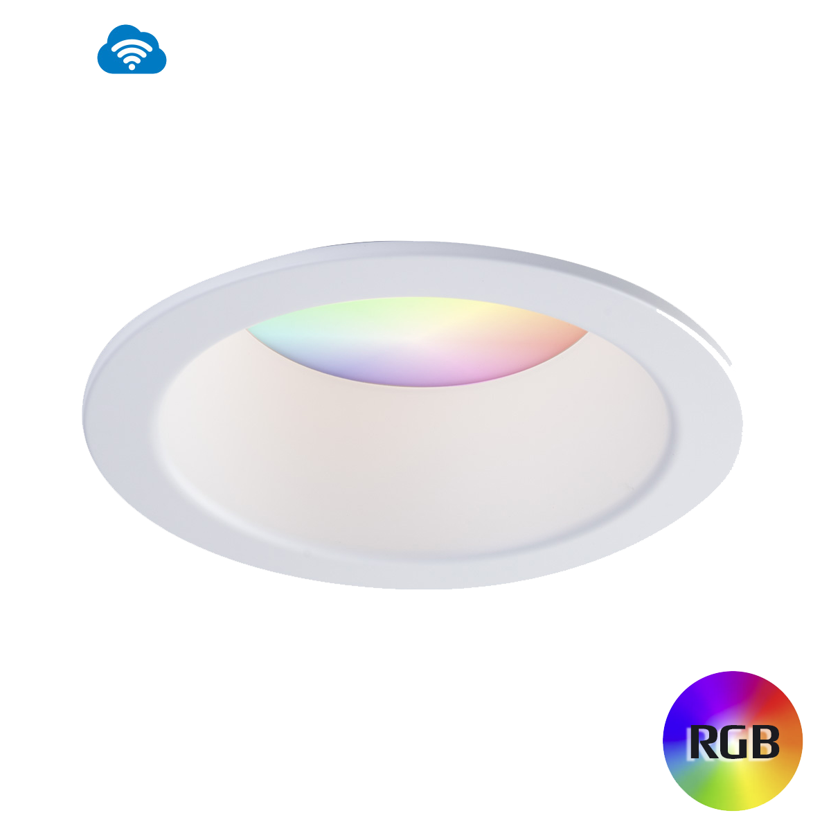 6in SKYE OnCloud, RGBTW LED, White Trim