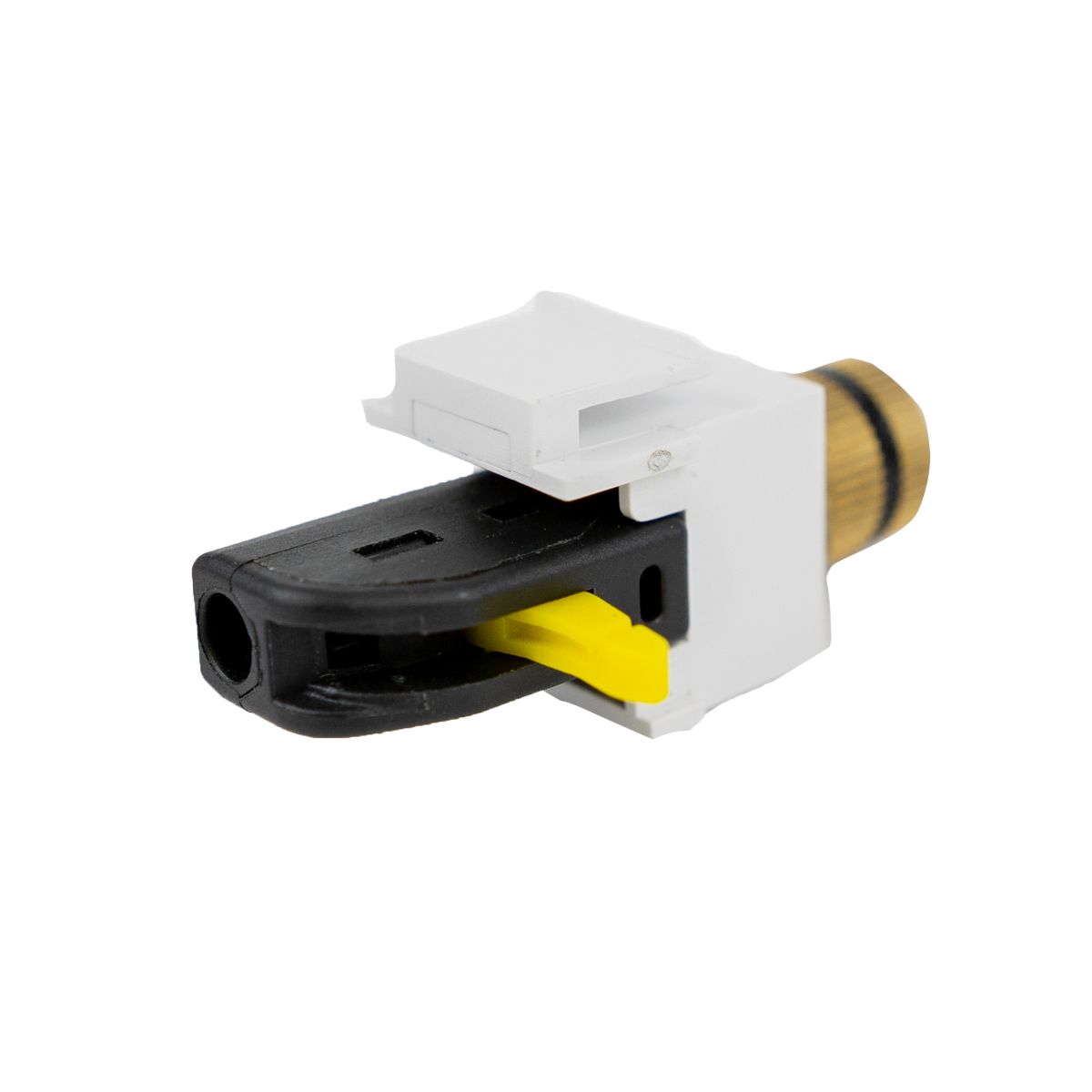 Keystone Insert Binding Posts, Toolless Black 4 Pr / 8 Pc