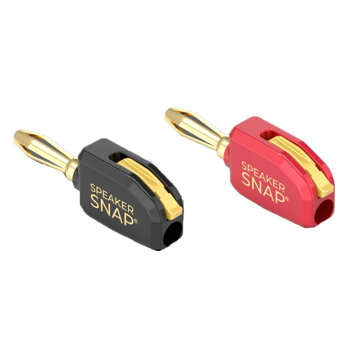 Premium Banana Plugs Red & Black 2 Pair / 4 Pieces