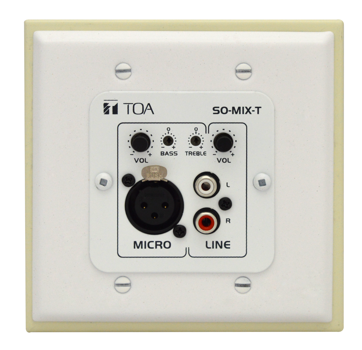 Remote Mixer Plate 2-gang