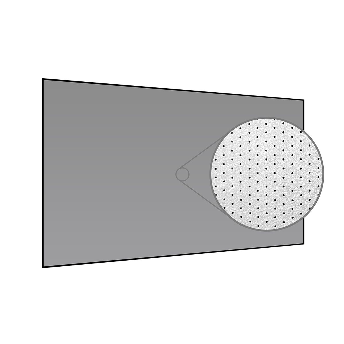 Fixed Frame ALR / AT Screen, Edge Free Bezel - 150in