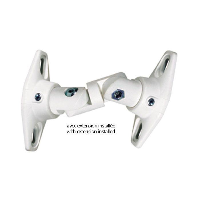 MULTI-CONFIGURABLE SPEAKER MOUNT - WHITE - PAIR