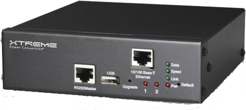 PDU: 2 Switched AC outlets, Web interface