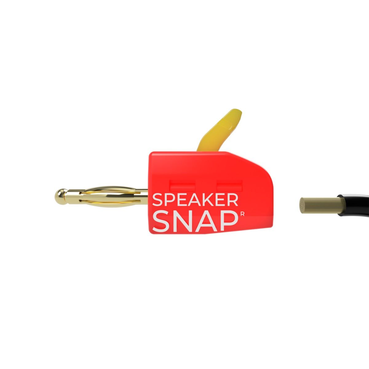 Banana Plugs Toolless, Red & Black 4 Pair / 8 Pieces