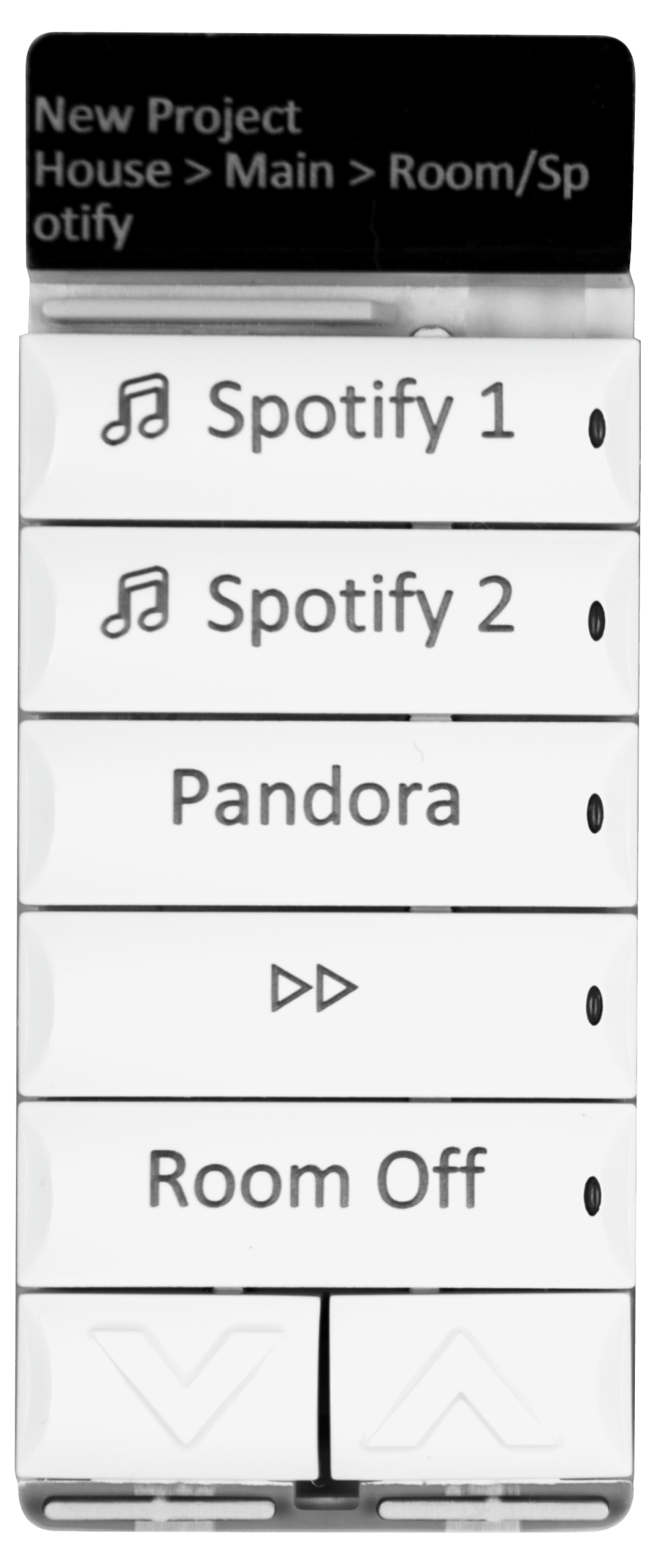 Control4® Engraved Music Keycaps (Spotify)