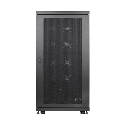 Eaton Tripp Lite SR24UBFFD SmartRack Standard-Depth Half-Height Rack Enclosure for Harsh Environments, 32.5\\" (82.5cm), 1000lb (453.6kg), 24U
