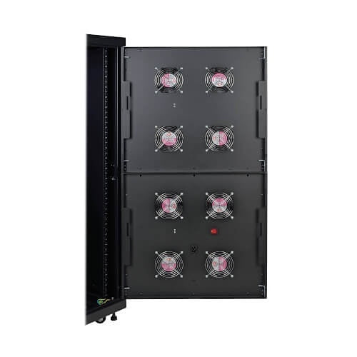 Eaton Tripp Lite SR24UBFFD SmartRack Standard-Depth Half-Height Rack Enclosure for Harsh Environments, 32.5\\" (82.5cm), 1000lb (453.6kg), 24U