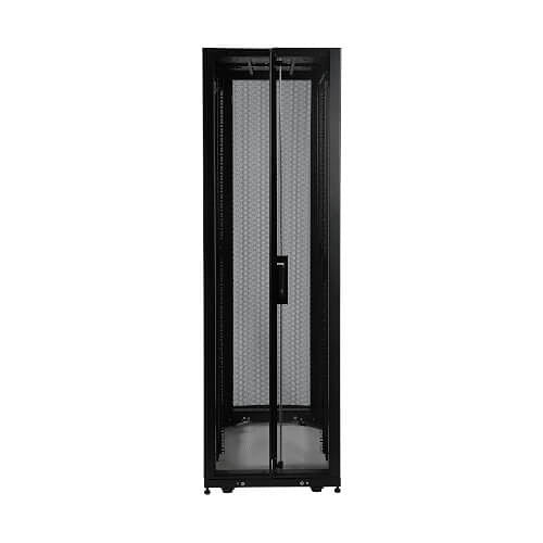 Tripp Lite SR42UBSD1032 42U SmartRack Shallow-Depth Rack Enclosure Cabinet, Threaded 10-32 Mounting Holes with Doors and Side Panels