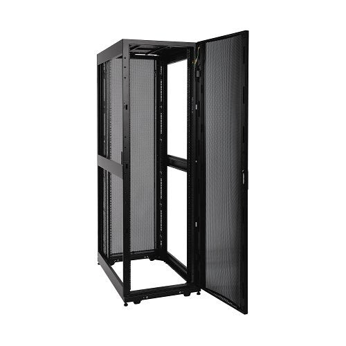 Tripp Lite SR45UB 45U SmartRack Standard-Depth Server Rack Enclosure Cabinet with Doors and Side Panels