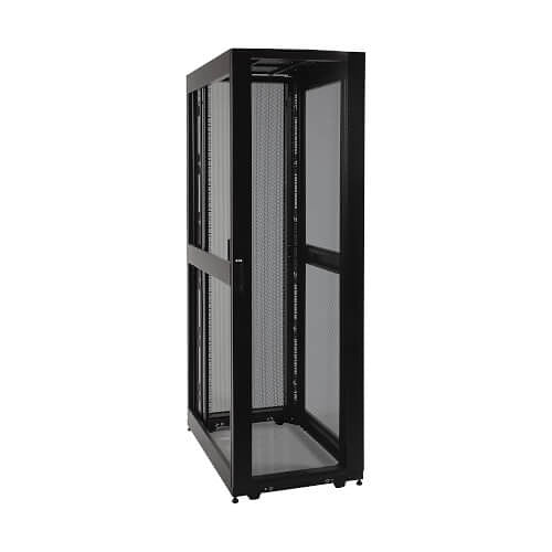 Tripp Lite SR45UB 45U SmartRack Standard-Depth Server Rack Enclosure Cabinet with Doors and Side Panels