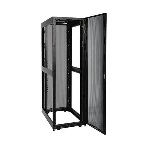 Tripp Lite SR45UBMD 45U SmartRack Mid-Depth Rack Enclosure Cabinet with Doors and Side Panels