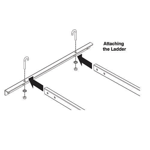 Tripp Lite SRLADDERATTACH SmartRack Hardware Kit, Connects SRCABLELADDER to Wall / Open Frame Rack