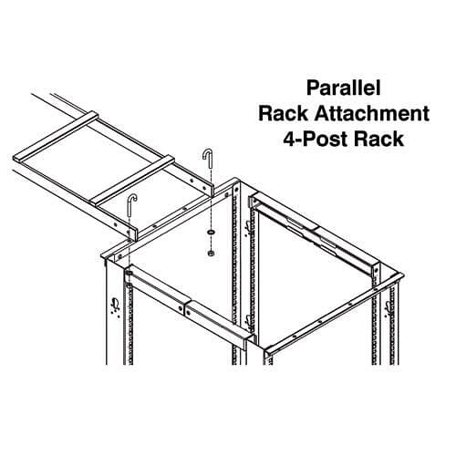 Tripp Lite SRLADDERATTACH SmartRack Hardware Kit, Connects SRCABLELADDER to Wall / Open Frame Rack
