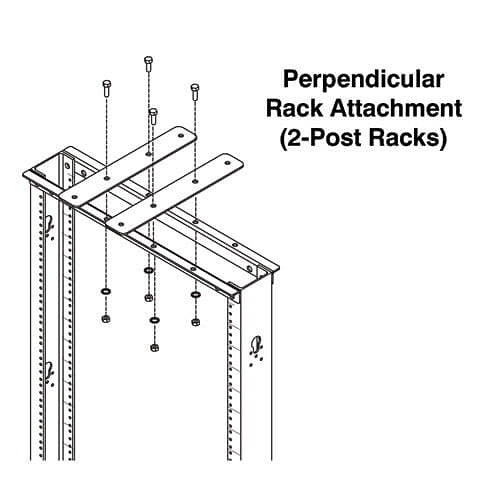 Tripp Lite SRLADDERATTACH SmartRack Hardware Kit, Connects SRCABLELADDER to Wall / Open Frame Rack