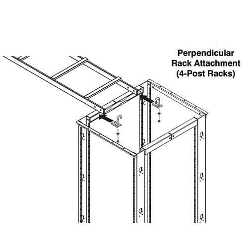 Tripp Lite SRLADDERATTACH SmartRack Hardware Kit, Connects SRCABLELADDER to Wall / Open Frame Rack