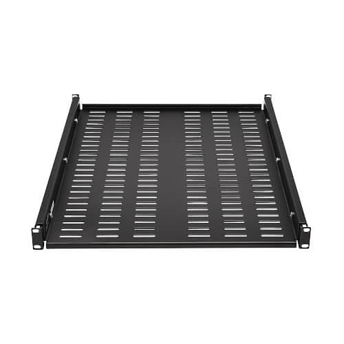Tripp Lite SRSHELF4PHDVENT SmartRack Adjustable-Deep Steel Rack Shelf - 1U, Vented, 250 lb. (113 kg) Capacity