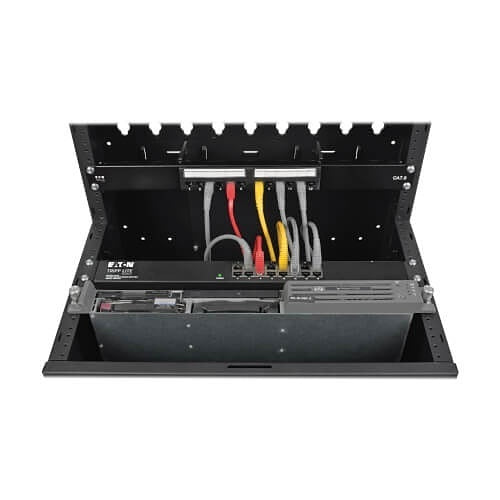 Eaton Tripp Lite SRWF12U38 SmartRack 12U Low-Profile Vertical-Mount Wall-Mount Small Server Rack Enclosure