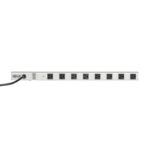 Eaton Tripp Lite SS240806 8-Outlet Power Strip with Surge Protection, 6\' (1.83 m) Cord, 1050 Joules, 2\' (0.61 m)