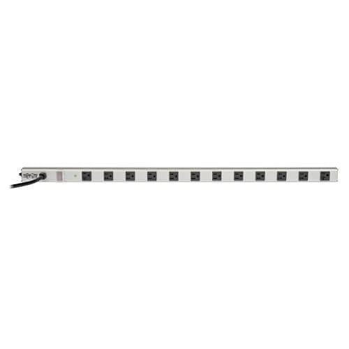 Eaton Tripp Lite SS361220 12-Outlet Power Strip with Surge Protection, 10-15A and 2-20A, 15\' (4.57m) Cord, 1650 J, 36\\" Length