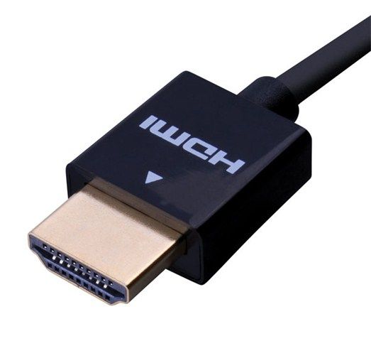 Ultra Slim HDMI High Speed Cable with Ethernet- Length: 1.5