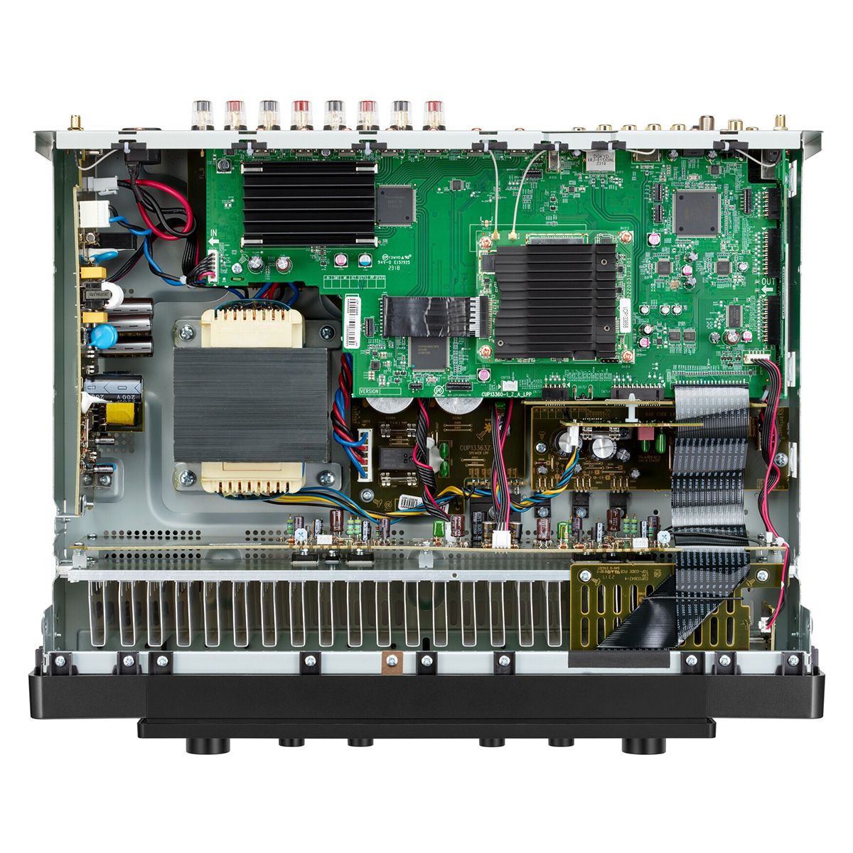 75W Slim-Line 2ch AV Receiver w-8K & HEOS