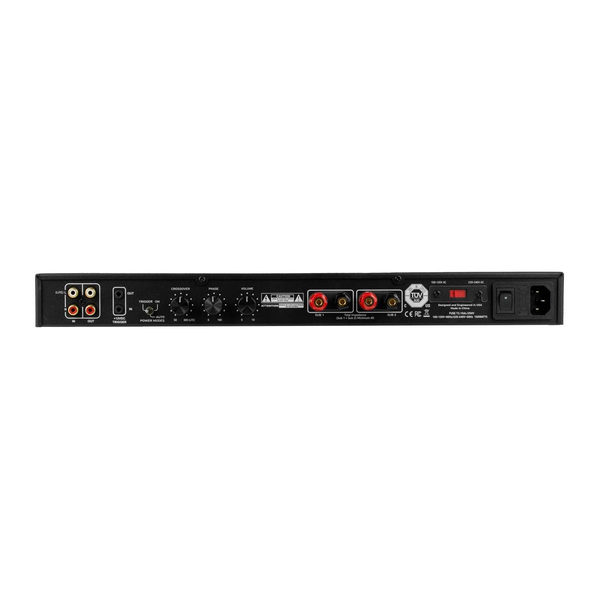 Foundation - Subwoofer Amplifier 150w ClassD  1U Design