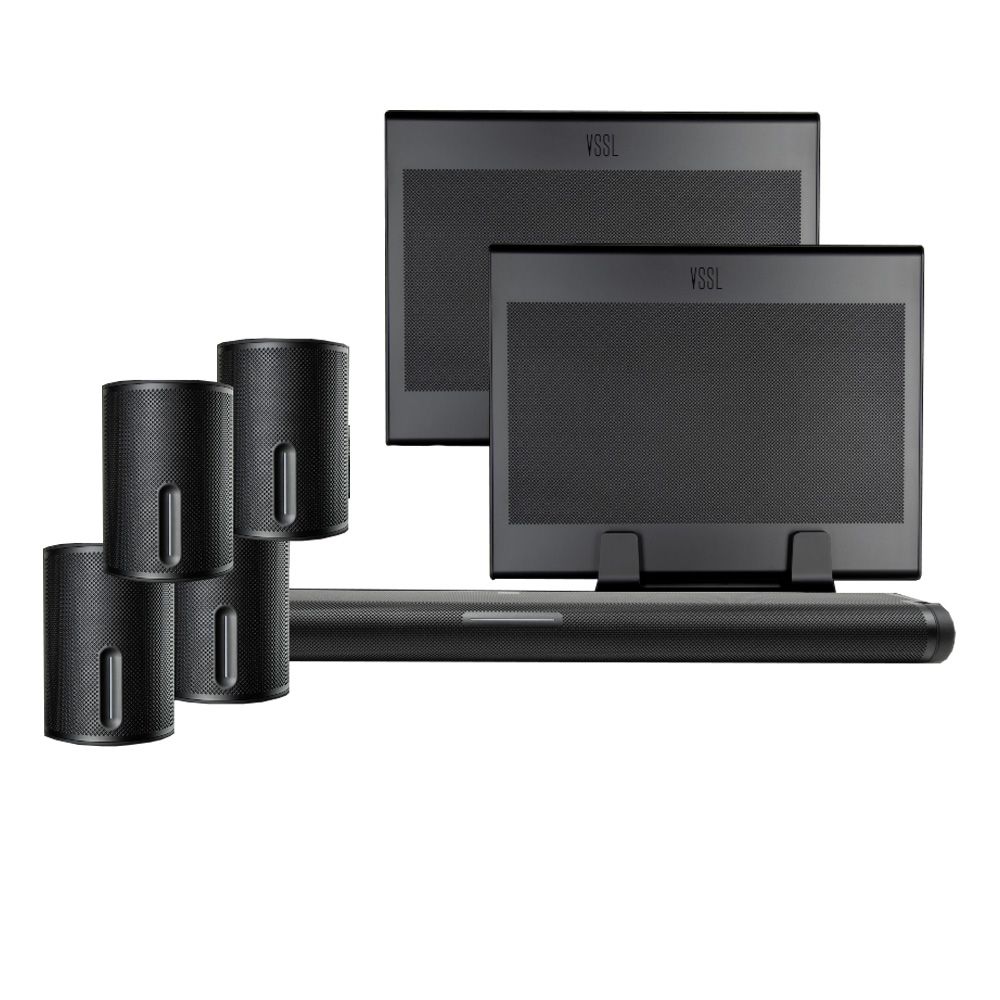 SX Series Wireless 7.2 System (1x SXBAR, 2x SXSUB, 4x SXPKR)