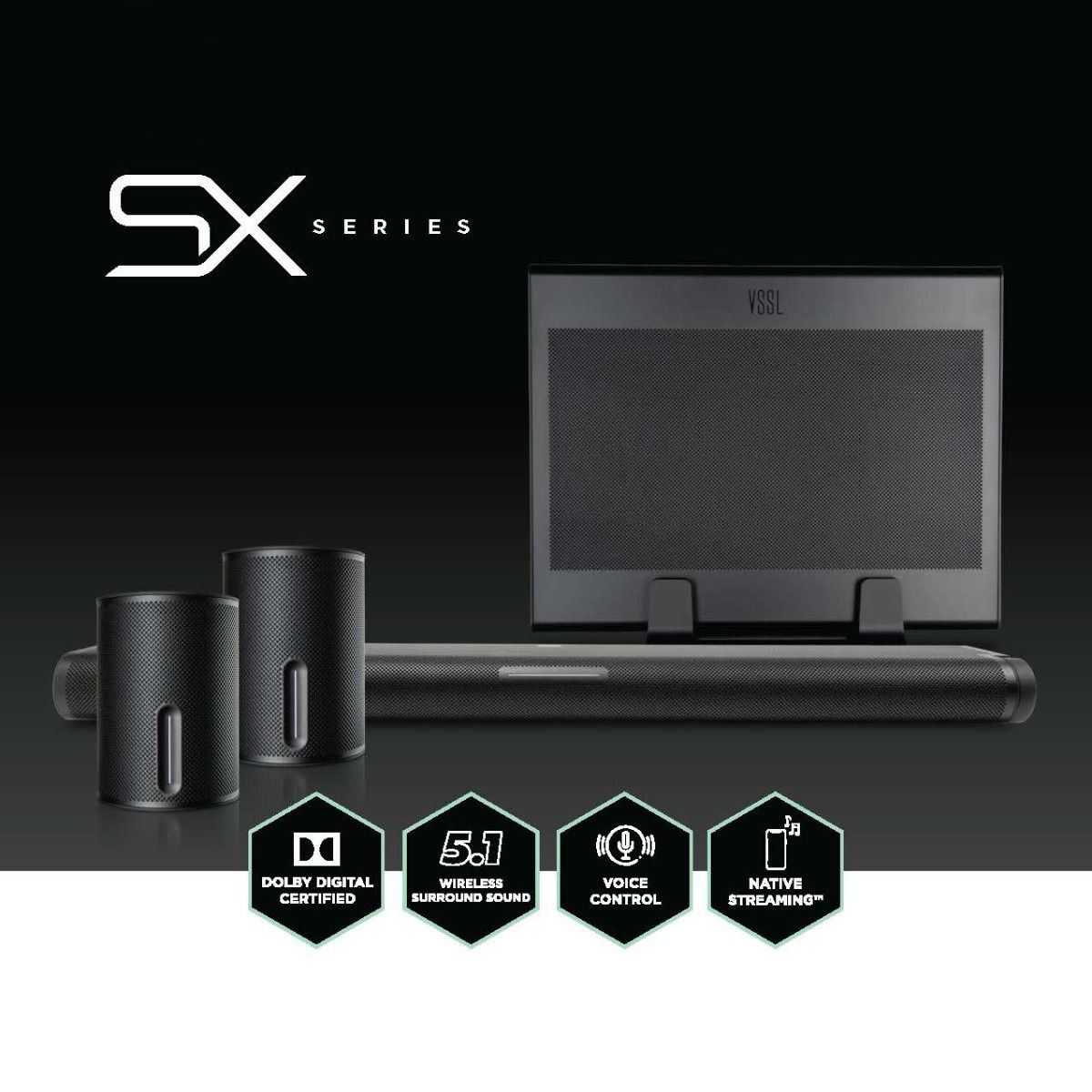 SX Series Wireless Speaker, 60w w- Airplay2, GoogleCast