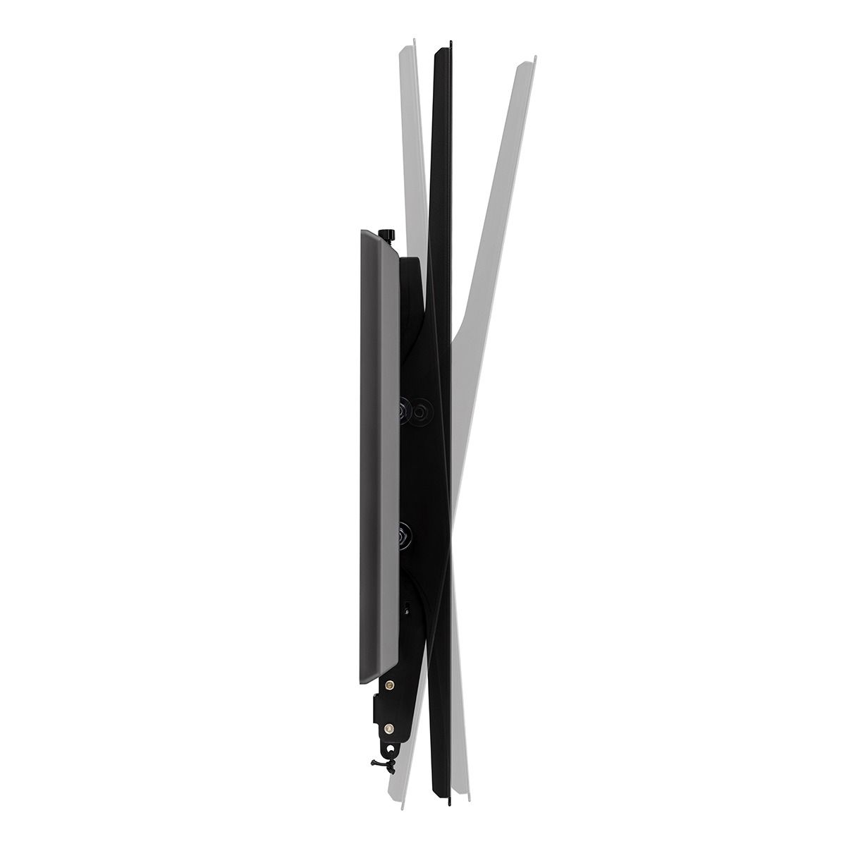 Tilting TV wall mount for 37-80in with micro adjustments
