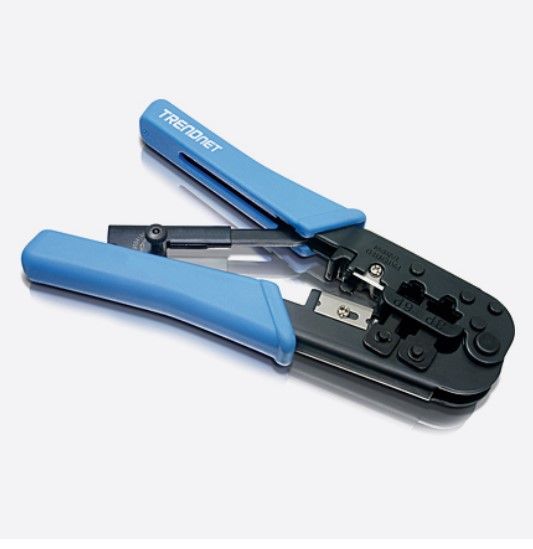 RJ-11-RJ-45 Crimp-Cut-Strip Tool